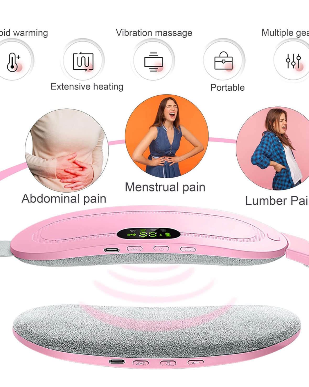 Menstrual heating belt