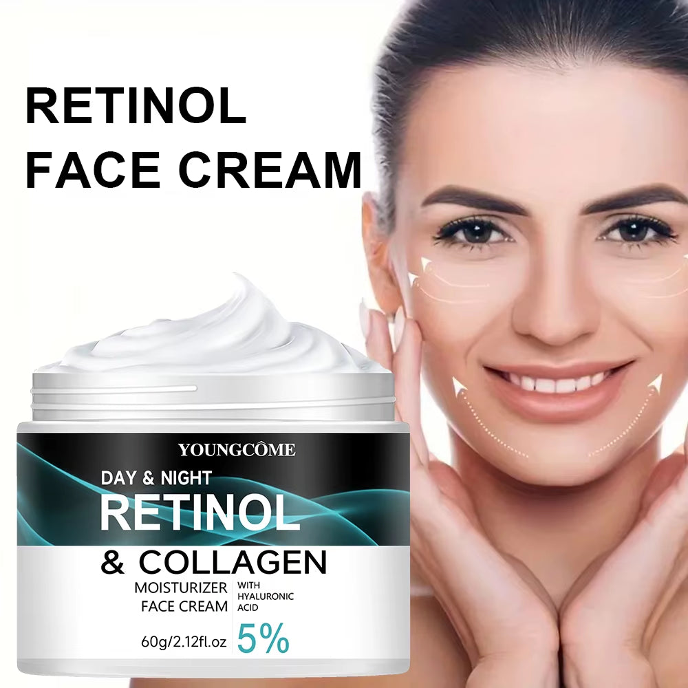 Retinol Collagen Moisturizing Cream Promotes Skin Elasticity and Luster Nourishing Brightening Improve Skin Texture